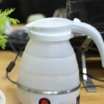 Foldable Travel Electric Kettle-White Color